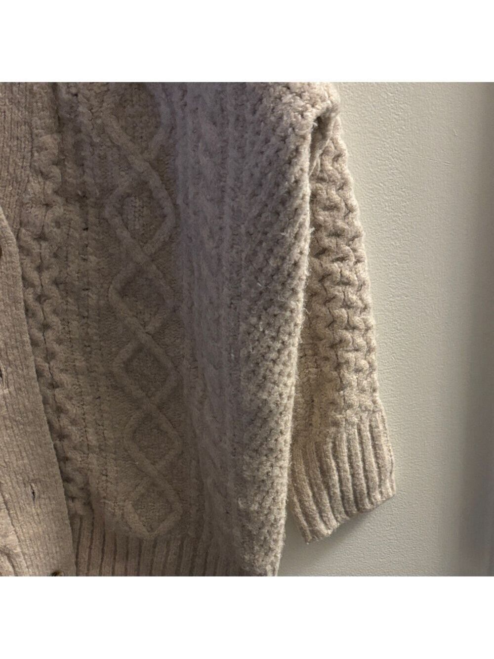 J. Crew Beige Cable Knit Cardigan - Picture 4 of 4